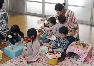 体験入園「みつばち・ぶん」を行いました