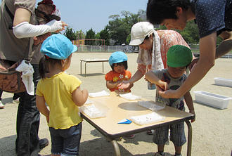 体験入園「みつばち・ぶん」を行いました