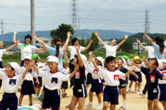 奈良文化高校の体育大会に参加しました