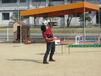 サッカーの達人が来たよ！