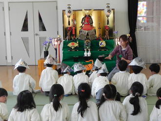 こどもの日のお祝いをしました