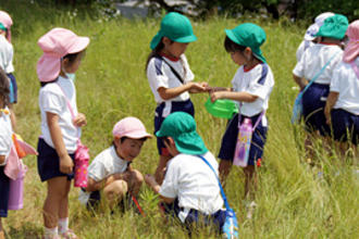 年長児が新庄北幼稚園を訪問しました