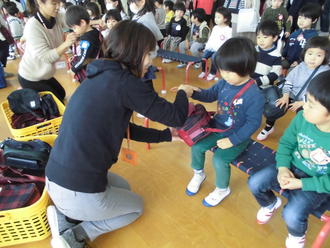 平成３０年度入園児　半日入園を行いました。