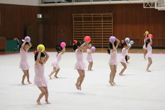 第2回奈良文化RG新体操クラブ発表会が開催されました