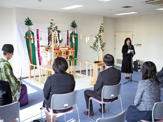 奈良文化幼稚園（認定こども園）・開所式 認定こども園の開所式を行いました