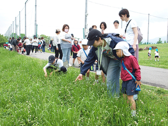 年長児が春の親子遠足に出かけました