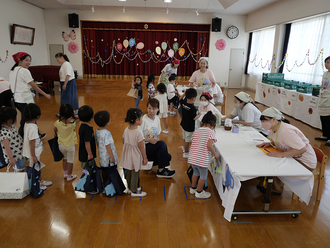 9月4日（水）、リズム室でパンday「おひさまパンやさん」を開催しました