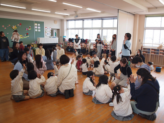 年長児クラスの懇談会・交歓会を行いました