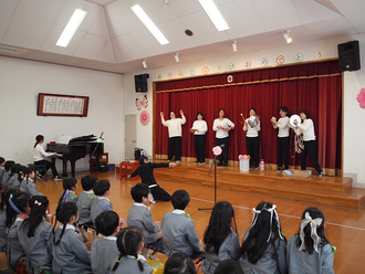 2・3月生まれの誕生会を開催しました