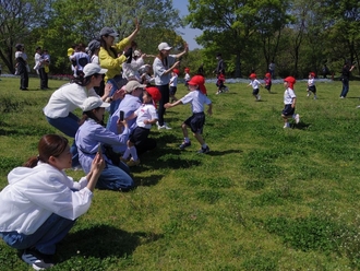 年少児が親子遠足に出かけました