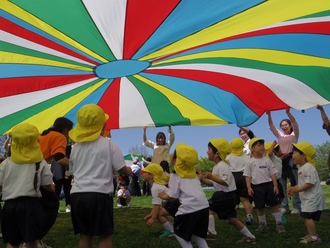 年少児が親子遠足に出かけました