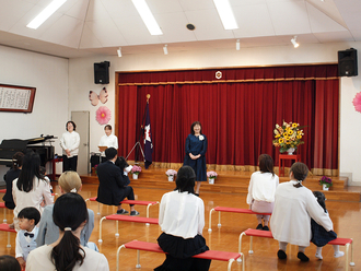令和8年度保育課程入園式を挙行しました