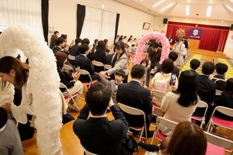 令和8年度教育課程の「入園式」をリズム室にて執り行いました